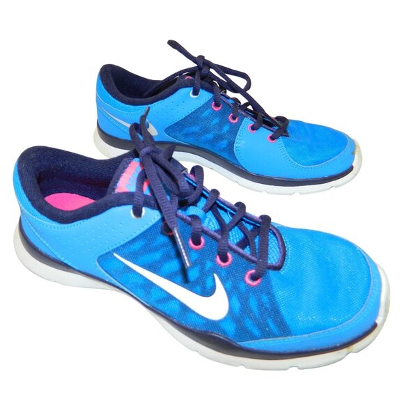 Nike Womens Size 7 Sneakers Flex Trainer & Dunk Styles Rubber Sole Lot Of 2 - Picture 2 of 14